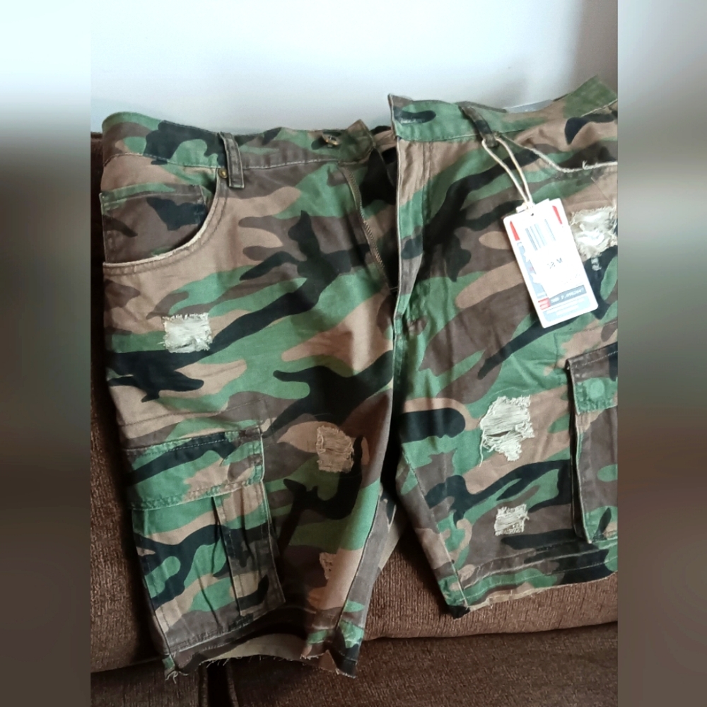 Men's Camouflage Cargo Shorts